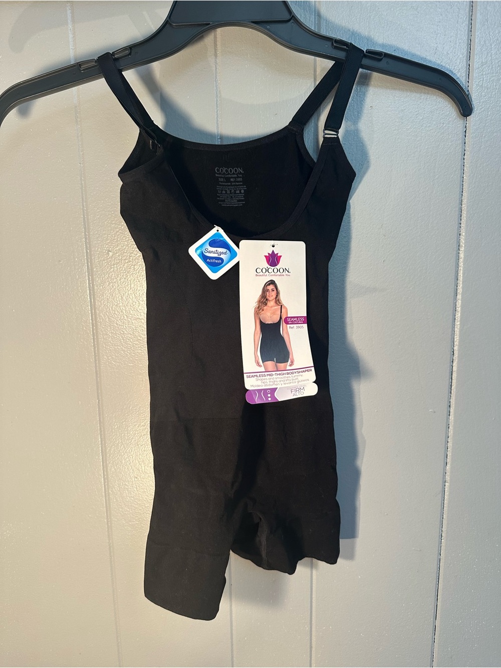 Co’Coon Black Shaping Bodysuit with Adjustable Straps